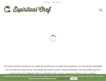 Tablet Screenshot of espiritualchef.com